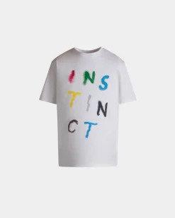 T-Shirt Bally Instinct In White Cotton