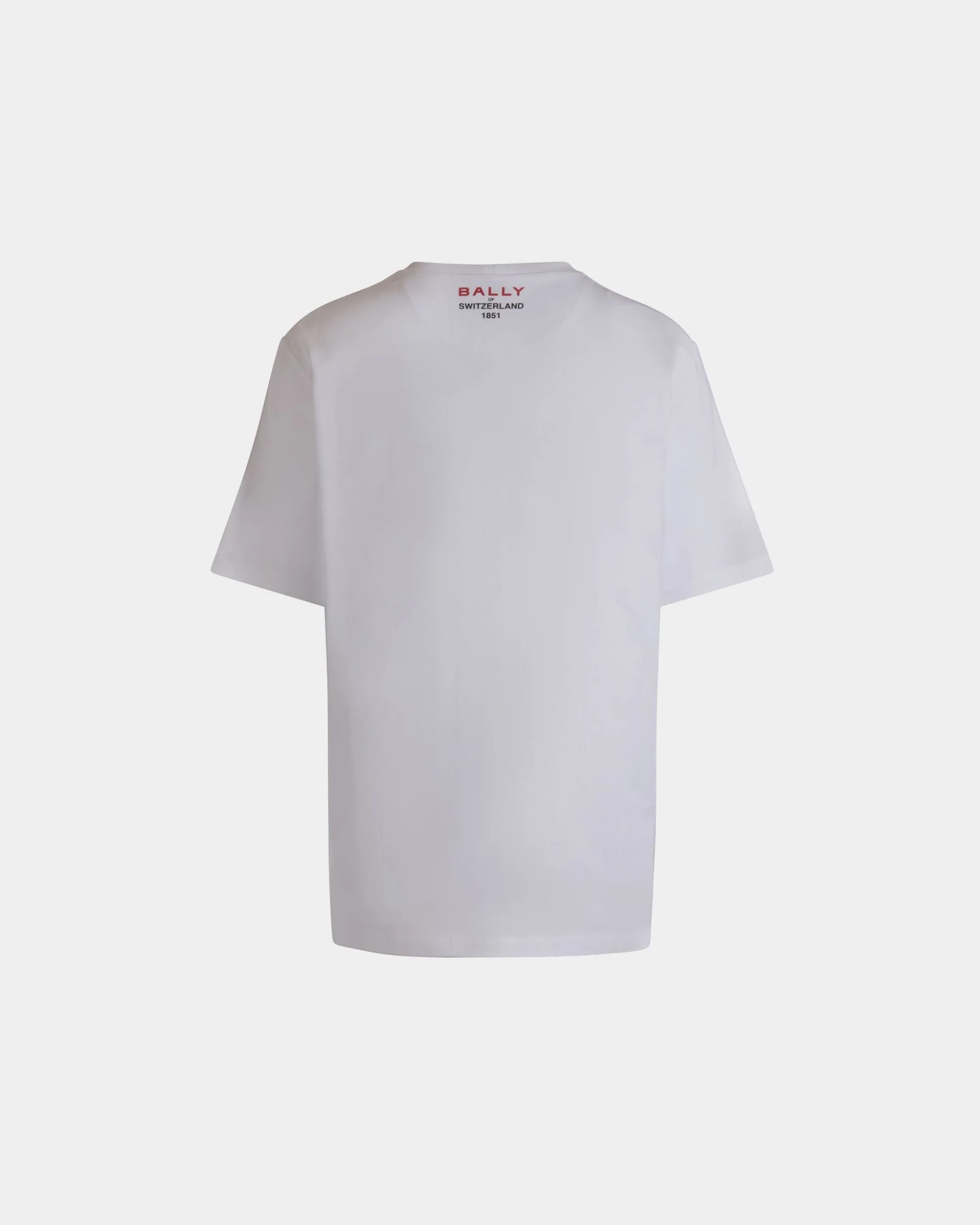 T-Shirt Bally Instinct In White Cotton