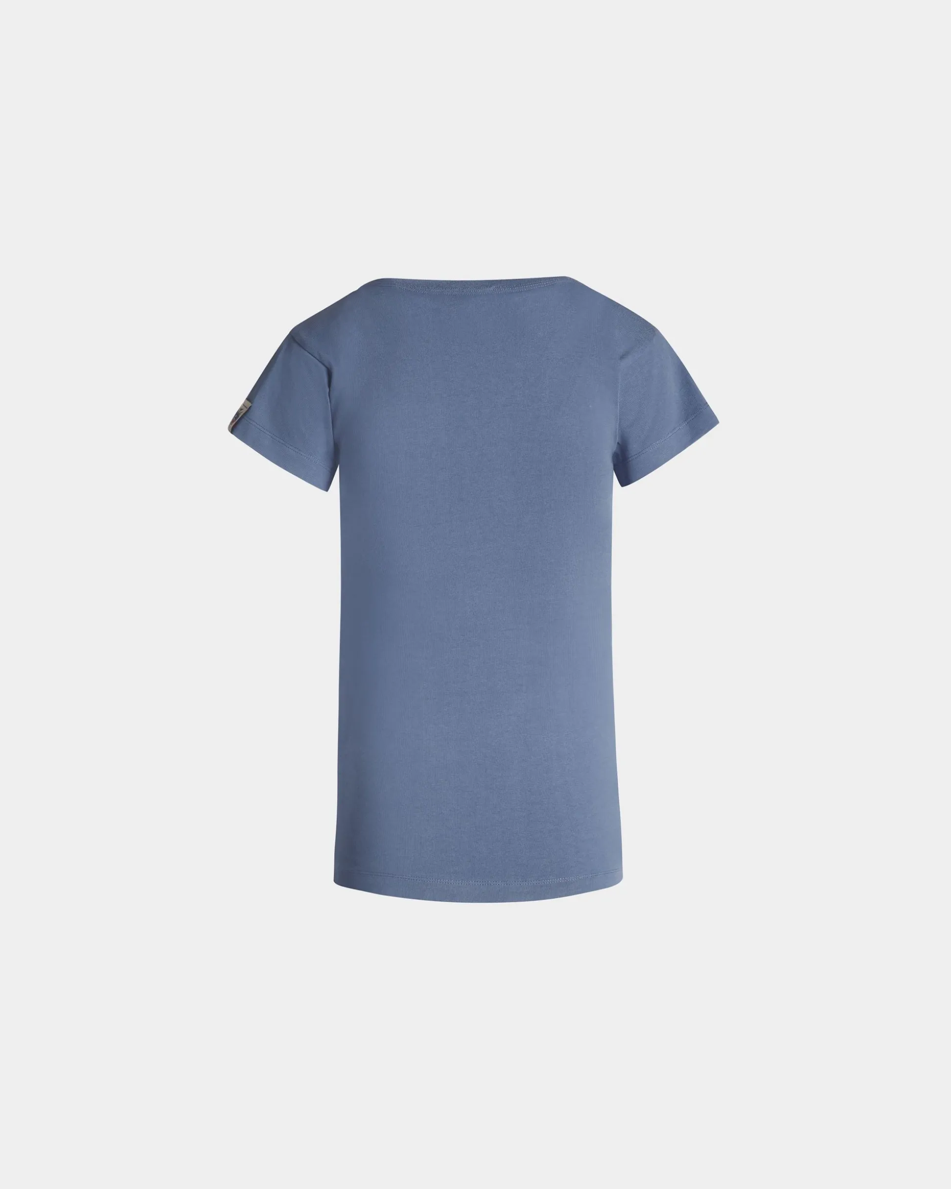 T-Shirt in Light Blue Cotton