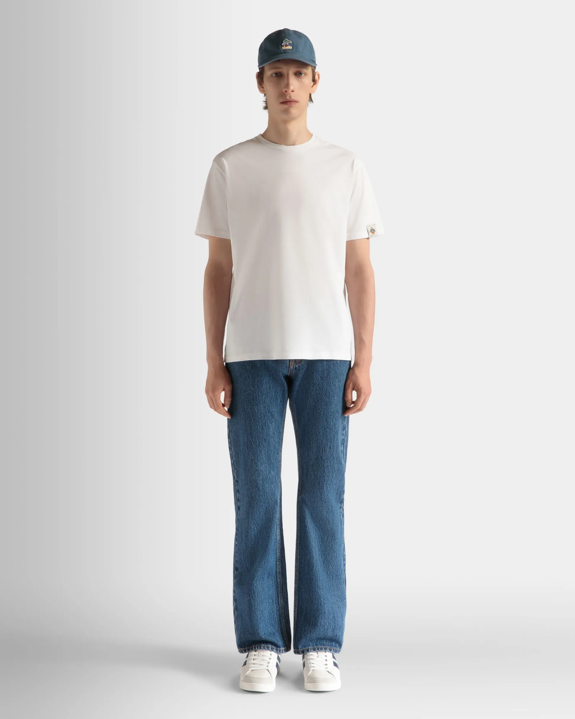 T-Shirt in White Cotton