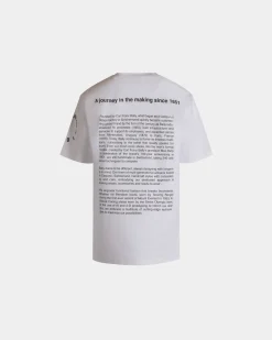 T-Shirt With Bally Crest In White Cotton