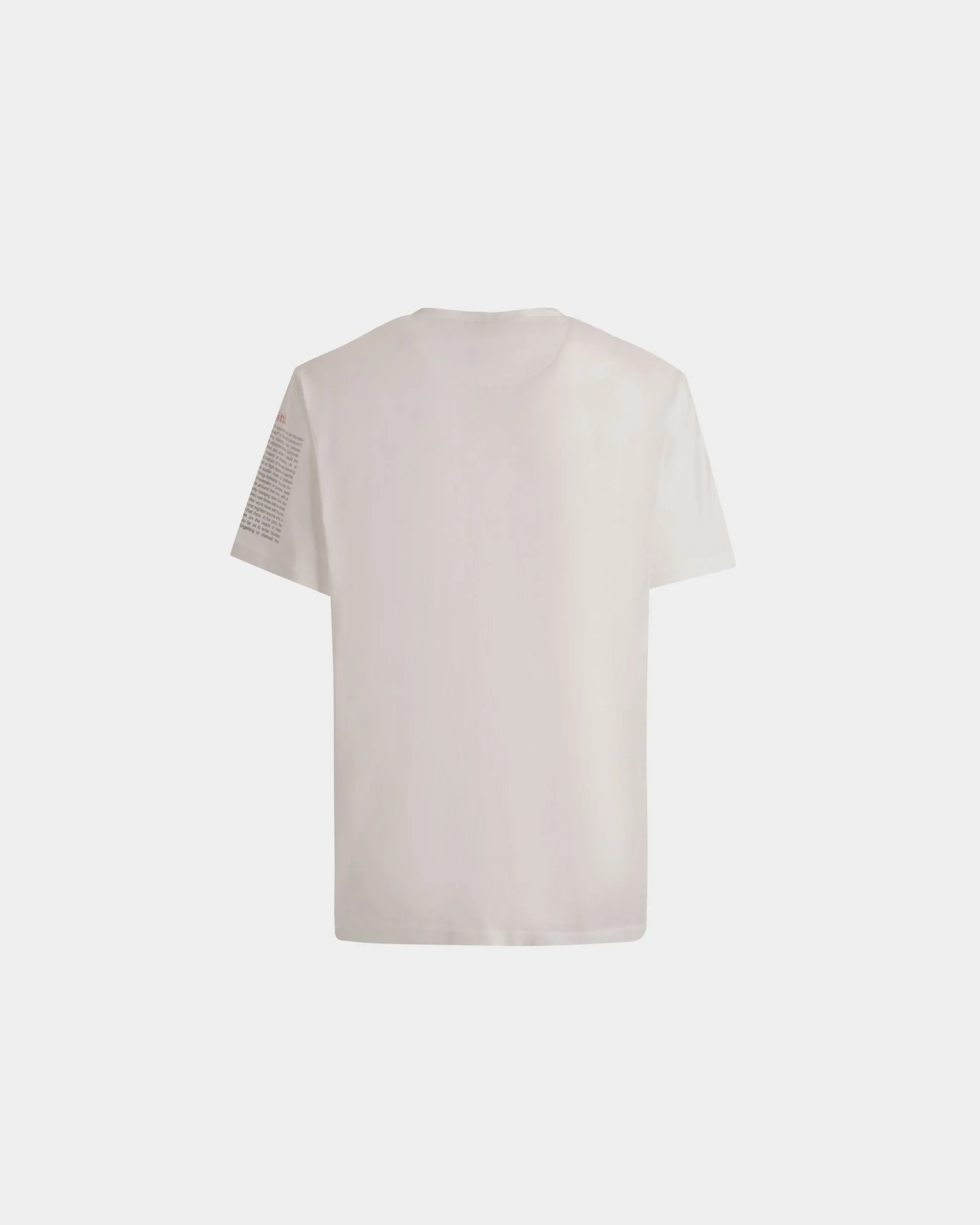 T-Shirt With Forest Mask In White Cotton