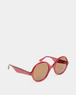 Ursula Sunglasses In Red Acetate
