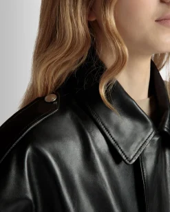 Vest in Black Leather
