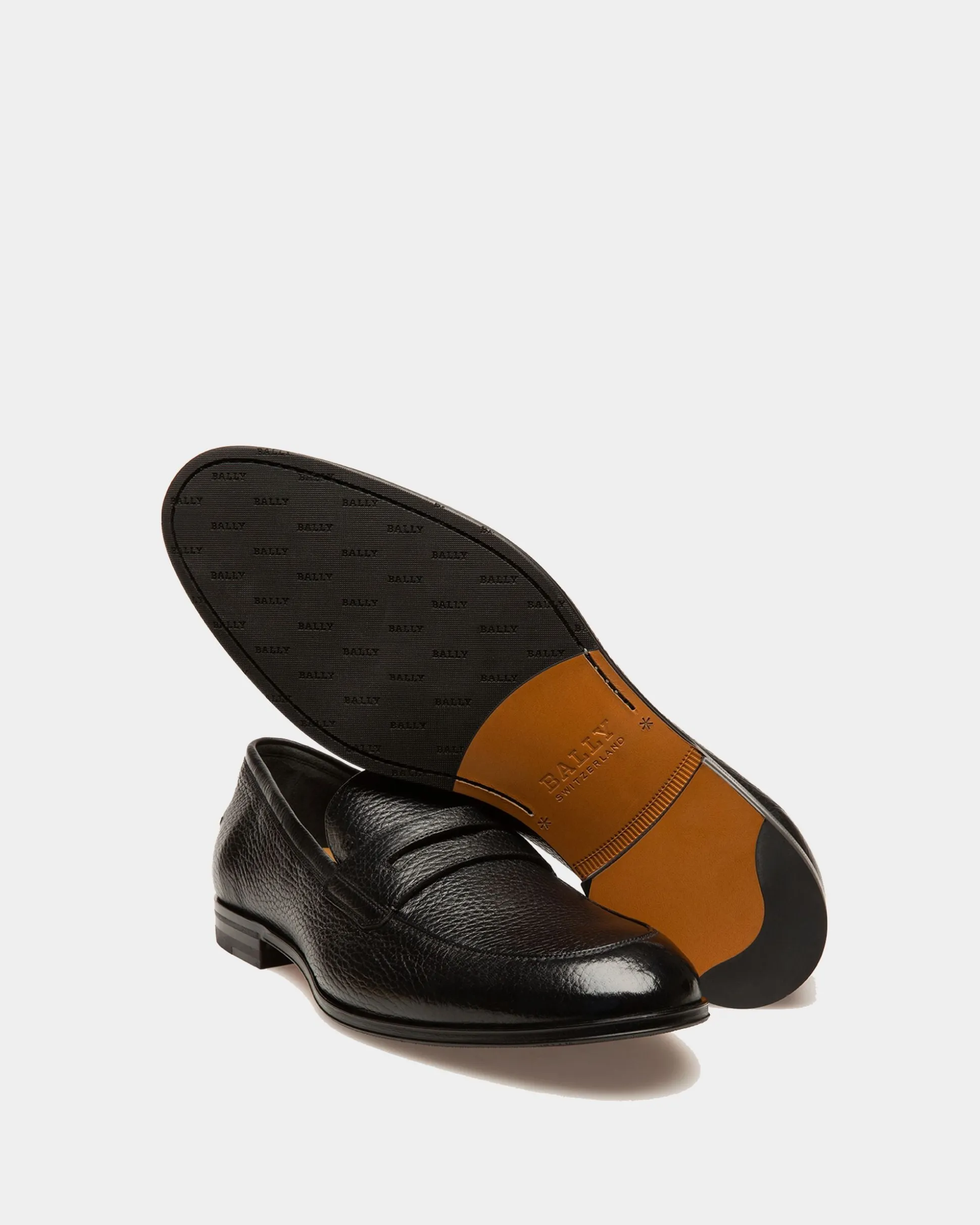 Webb Leather Loafers In Black